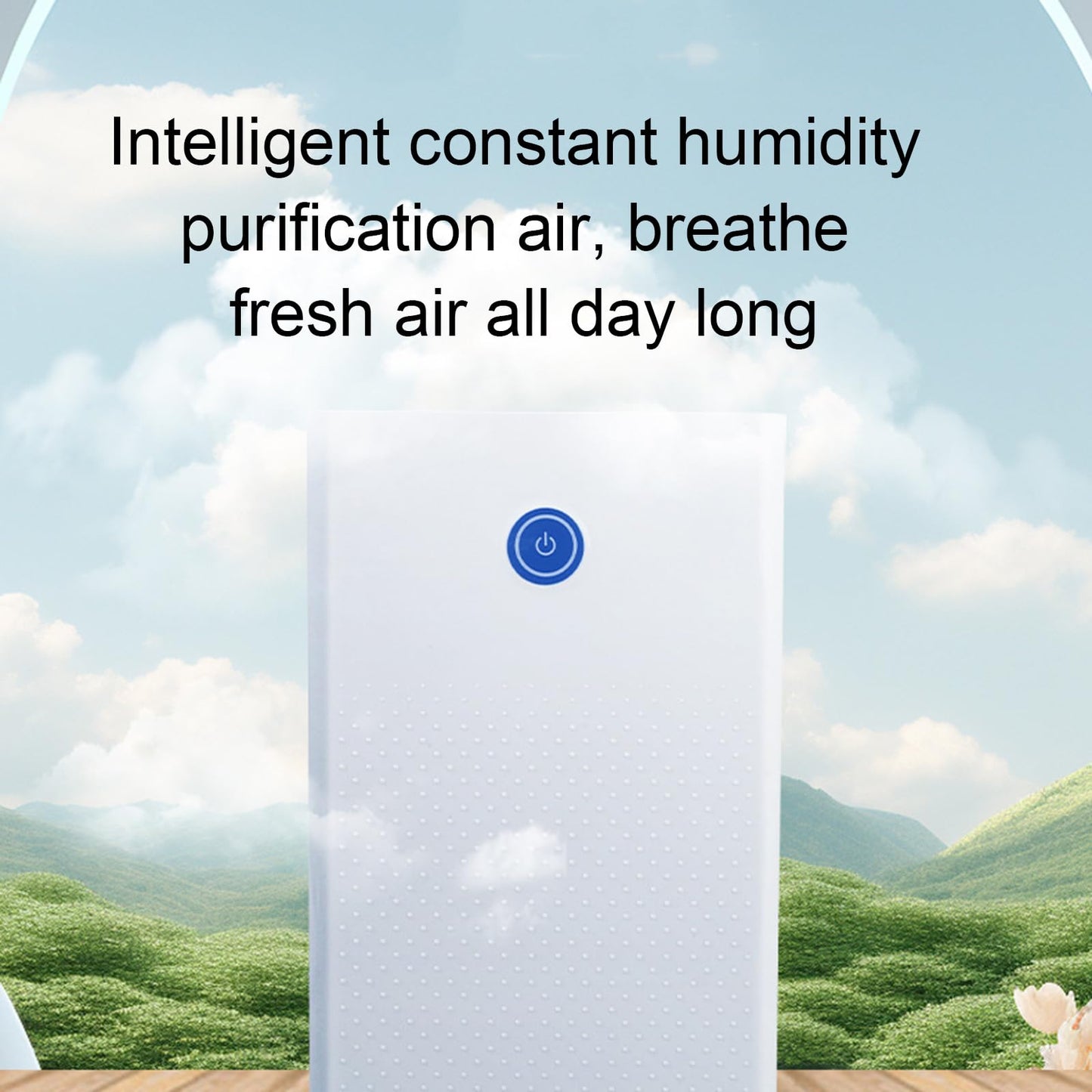 Dehumidifier - has a transparent 1-liter water tank, is quiet in use, and has an automatic shut-off function. It is suitable for indoor spaces such as basements, bathrooms, campers, and wardrobes.