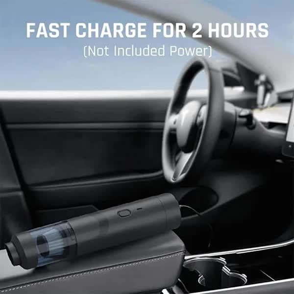 Cordless Car Vacuum Cleaner, 4-in-1 Mini Portable Vacuum Cleaner, High Power 19000Pa, Black Cordless Handheld Vacuum Cleaner
