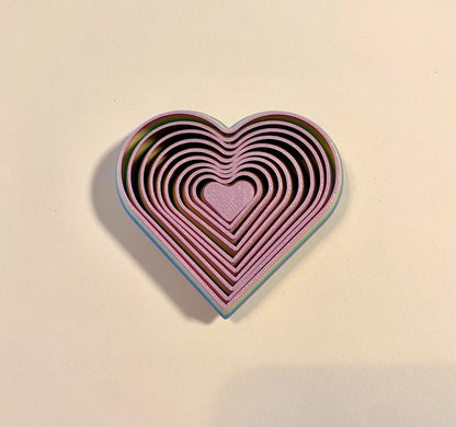 Pink Heart 3D Sensory Fidget Toy