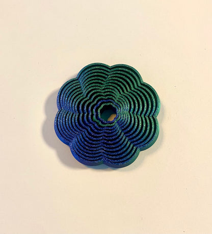 Blue And Green Flower 3D Fidget Sensory Toy