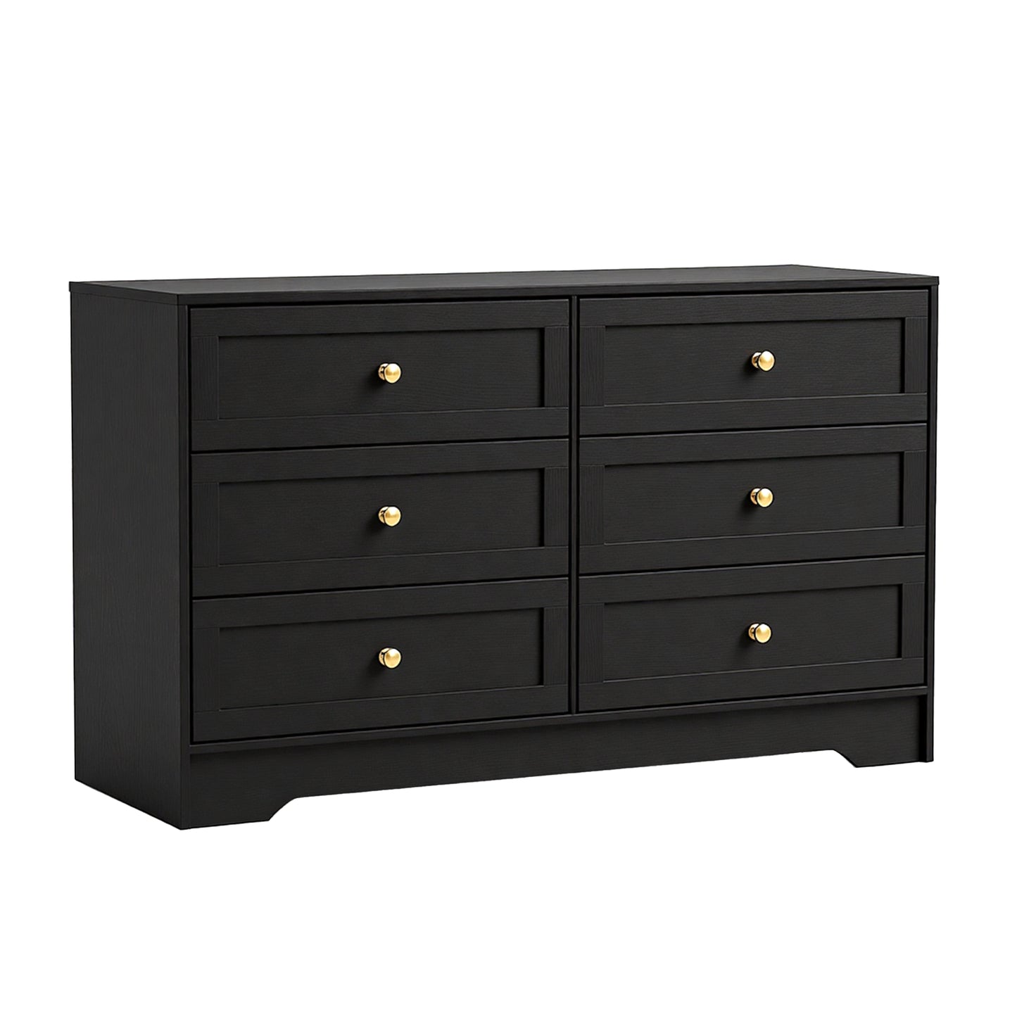 Artiss 6 Chest of Drawers Tallboy Cabinet - LEIF Black