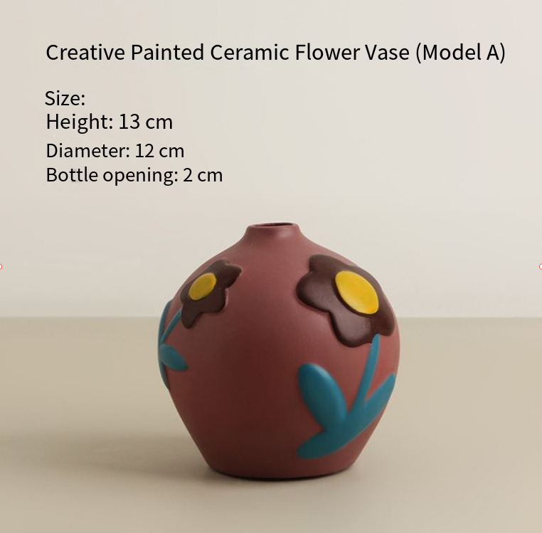 Morandi Painted Ceramic Vase Set (3-Piece) – Modern Home Decor for Flowers | Other Luxury Styles in Store