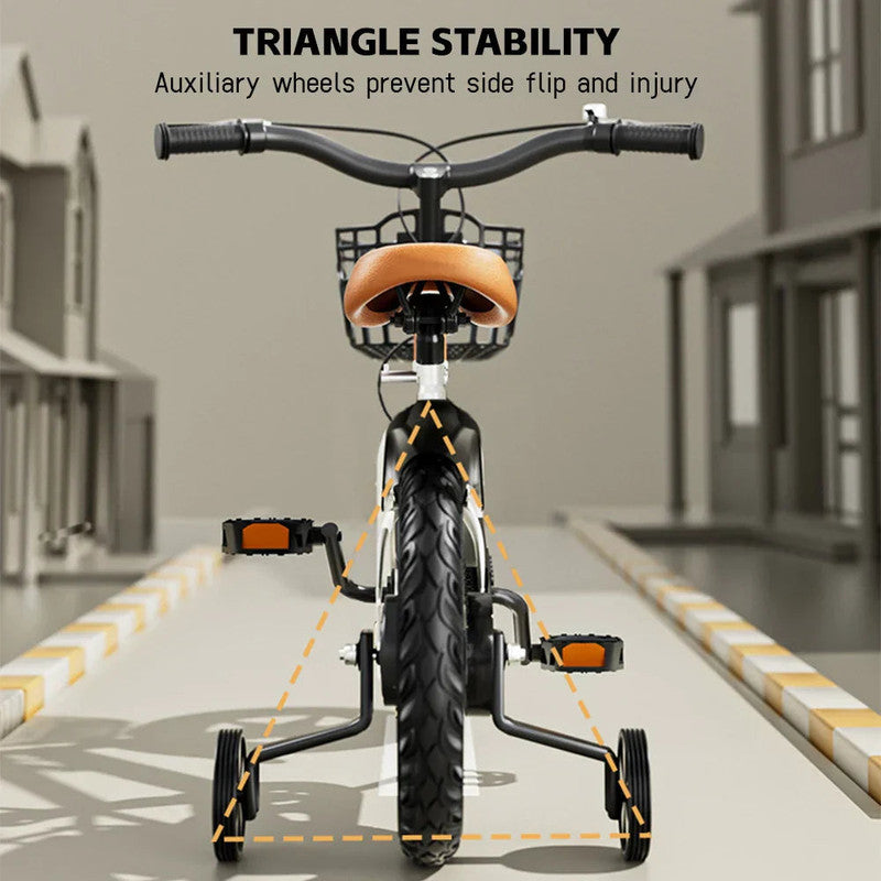 Kids Bike for Girls 3-7 Years with Basket