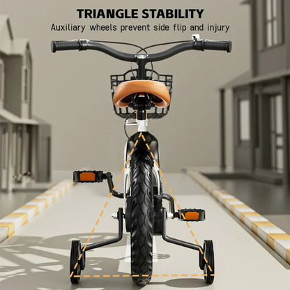 Kids Bike for Girls 3-7 Years with Basket