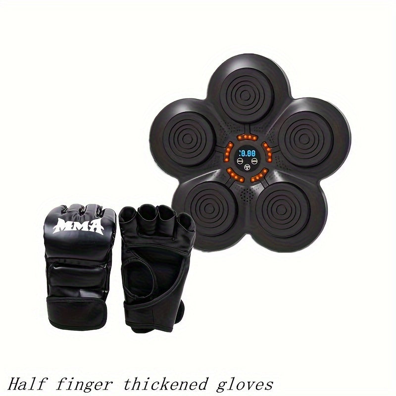 Boxing Training Kit With Reactive Led Wall Punching Target