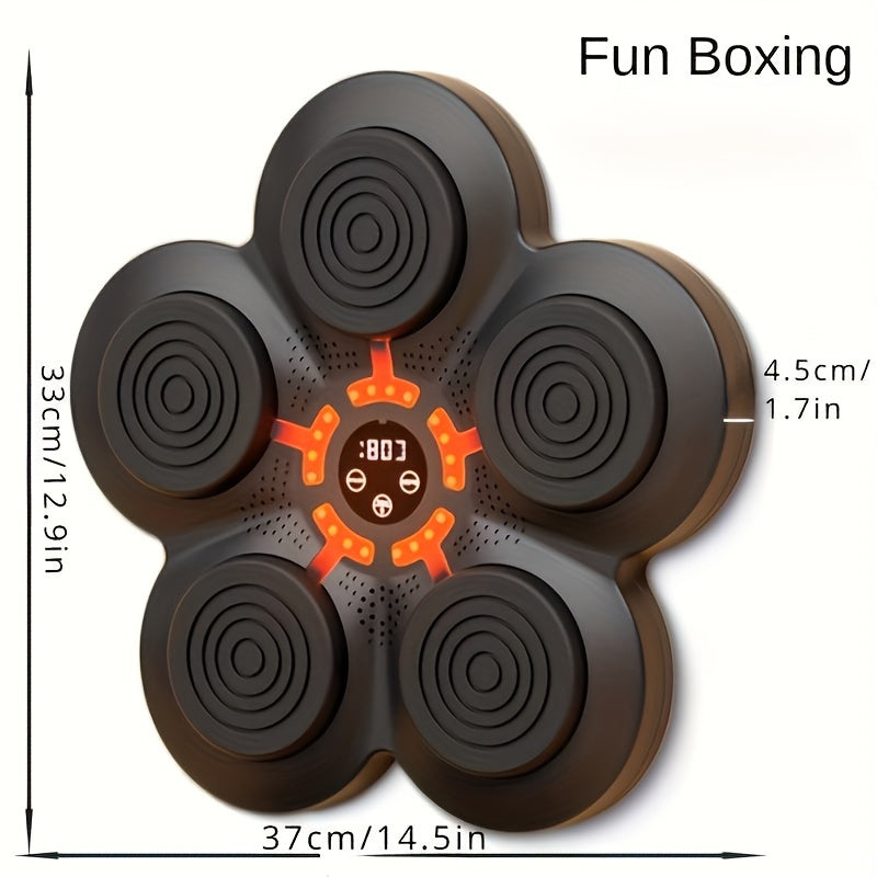 Boxing Training Kit With Reactive Led Wall Punching Target