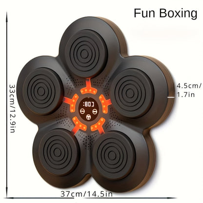 Boxing Training Kit With Reactive Led Wall Punching Target