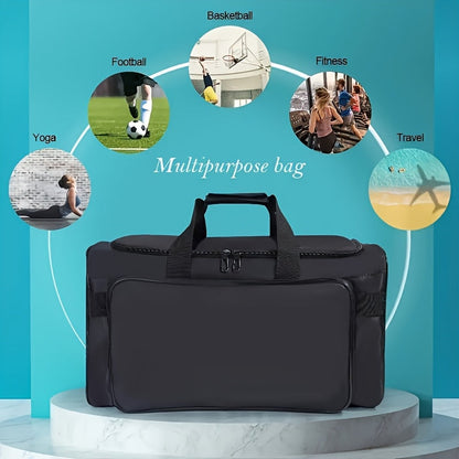 Basketball Duffel Bag with Black Neon Green Sports