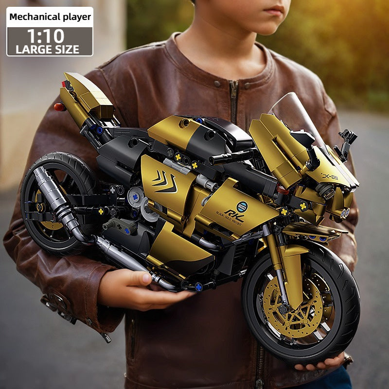 Mechanical Motorcycle Building Blocks