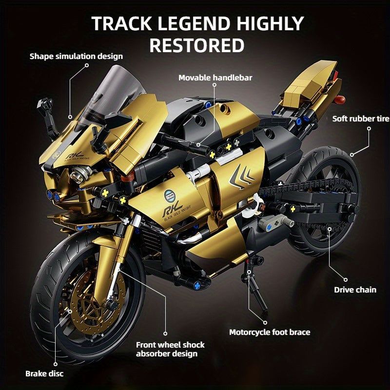 Mechanical Motorcycle Building Blocks