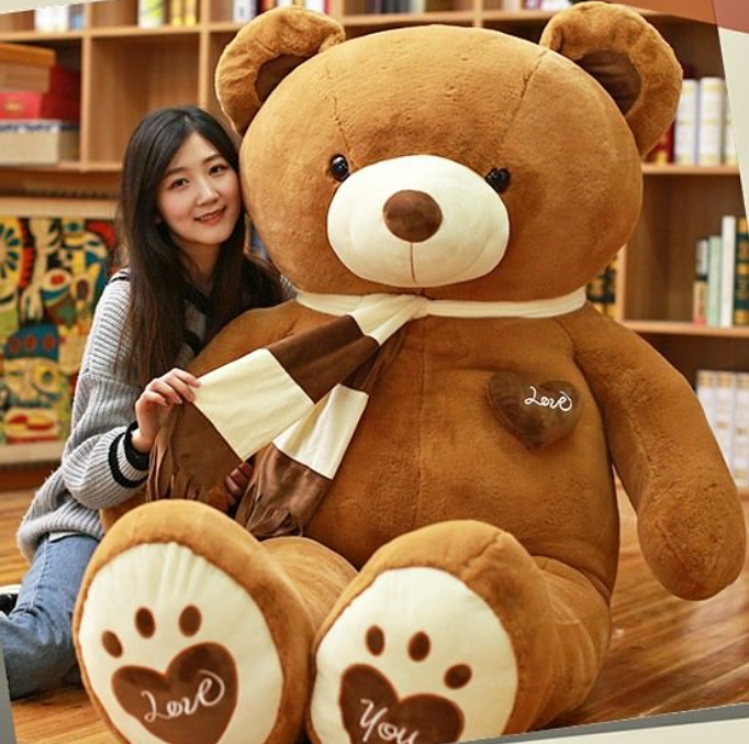 Huge 100cm Brown Giant Teddy Bear Toys