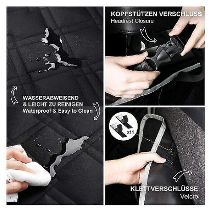 Dog Car Accessories - Dog Car Trunk Protector with Universal Side Protection - Extra Heavy Duty Dog Protection Mat, 185 x 103 cm Trunk Protector for All Cars