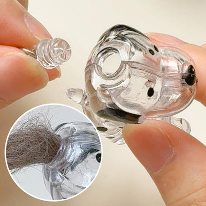 Keychain - Pet Hair - Storage Box - Pendants - Capsule Toy - Dog Hair Capsule - Memorial Pendant - Bag Keychain - Pendants - Memory Capsule Pendant - Cat Hair Collection - DIY - 1 Piece