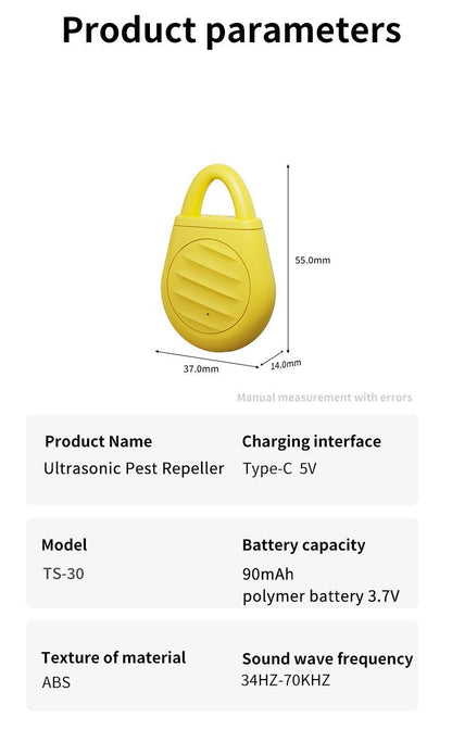 UltrasonicBirdRepeller-Black