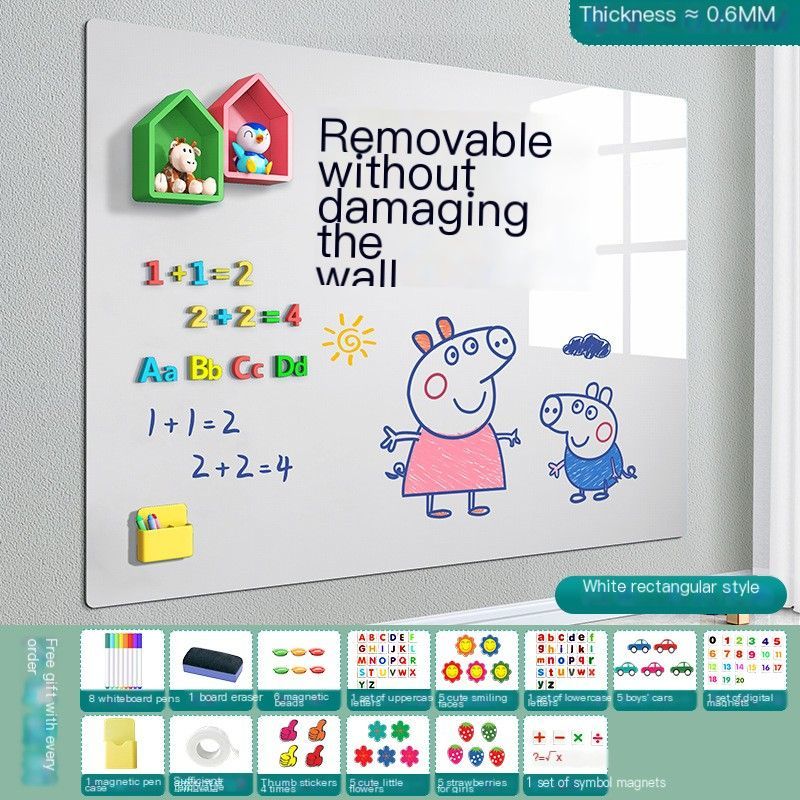 WhiteSquareFramed-ExtraThickPremiumQuality-90*120cm