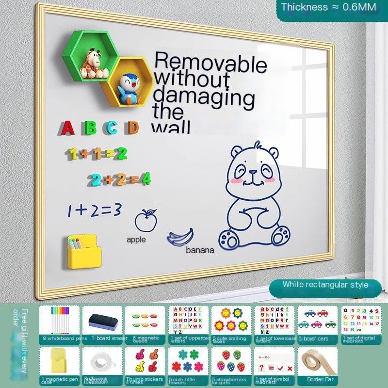 WhiteSquareFrameless-ExtraThickPremiumQuality-90x120cm