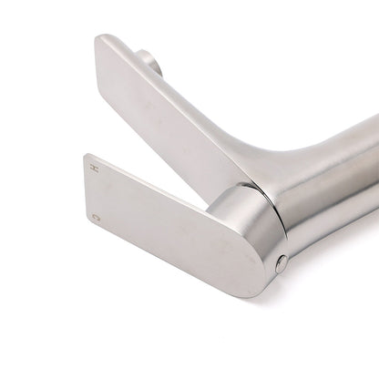 WELS Brushed Nickel Kitchen Laundry Round Basin Mixer Vanity Sink Faucet Tap Set