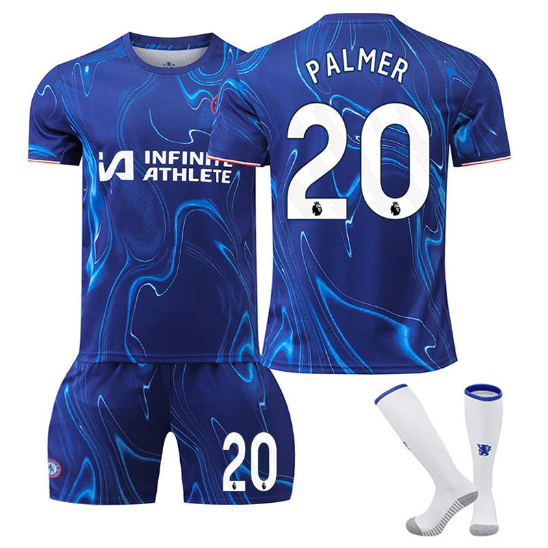 Chelsea Home Kids Football Shirt with Socks NO.20 Palmer-WELLNESS 2024-2025 28