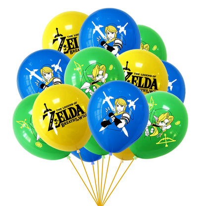 The Legend of Zelda Party Decorations: Complete set for a Hyrule-themed birthday party! Package 1 18Pcs Balloons Set Package 1 18Pcs Balloons Set