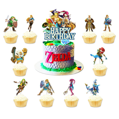 The Legend of Zelda Party Decorations: Complete set for a Hyrule-themed birthday party! Package 1 18Pcs Balloons Set Package 1 18Pcs Balloons Set
