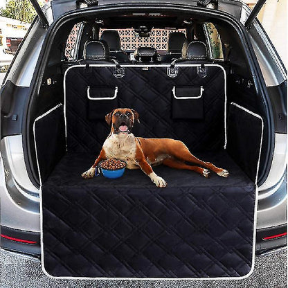 Dog Car Accessories - Dog Car Trunk Protector with Universal Side Protection - Extra Heavy Duty Dog Protection Mat, 185 x 103 cm Trunk Protector for All Cars