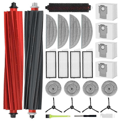 Replacement Parts for Roborock S8 Maxv Ultra, Main Brush and Side Brush As Shown_MGF As Shown