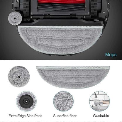 Replacement Parts for Roborock S8 Maxv Ultra, Main Brush and Side Brush As Shown_MGF As Shown