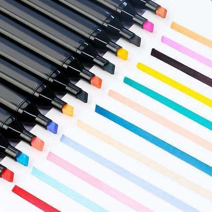 80-pack - Marker Pens with Case - Double-sided - Pens Multicolor multicolor