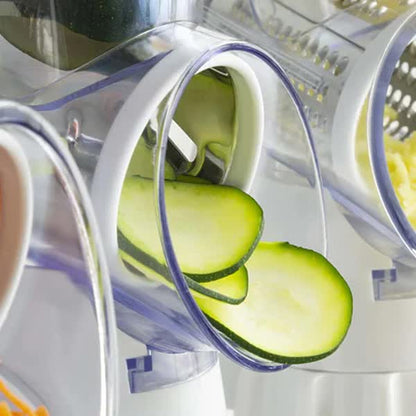 Rotary Grater Vegetable Cutter and Shredder white white[pl]