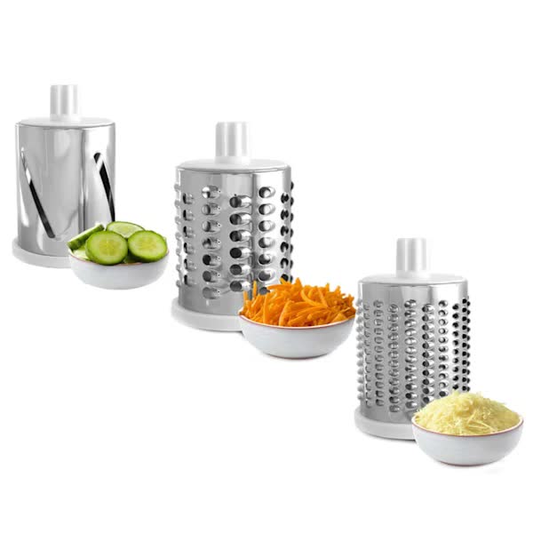 Rotary Grater Vegetable Cutter and Shredder white white[pl]
