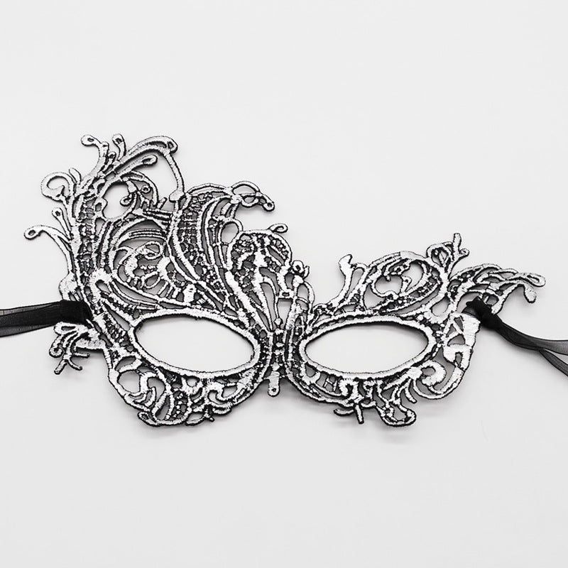 Masquerade Mask - Venetian Mask for Women, Beautiful Elegant Lace Mask for Ladies Halloween Mardi Gras Party Gold+Silver+Black
