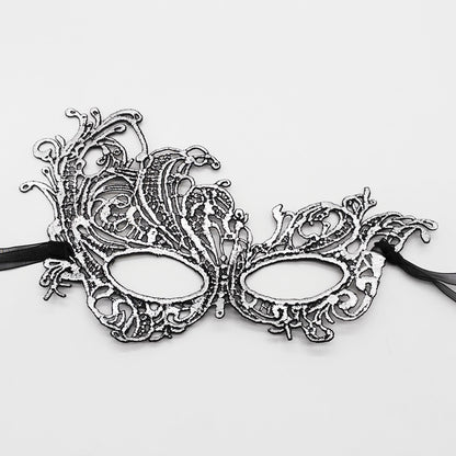Masquerade Mask - Venetian Mask for Women, Beautiful Elegant Lace Mask for Ladies Halloween Mardi Gras Party Gold+Silver+Black