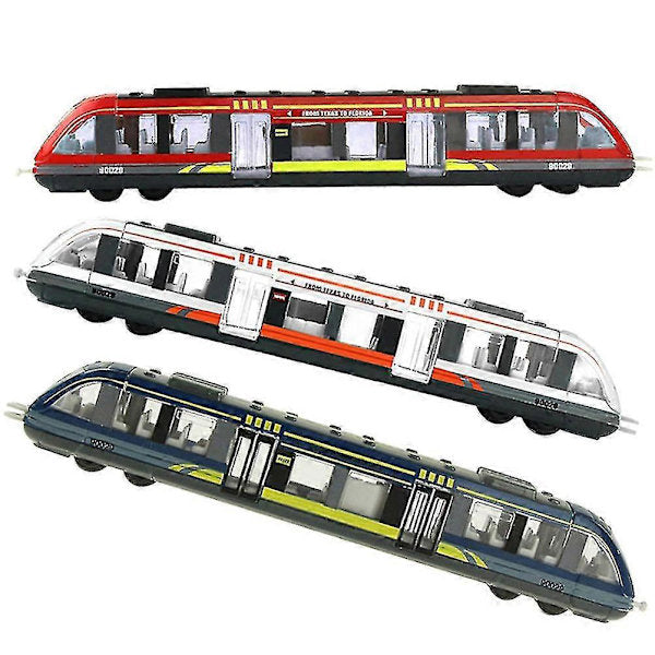 3pcs Simulation Electric Train Toy Children Train Toy Educational Train Toy Funny Train Toy