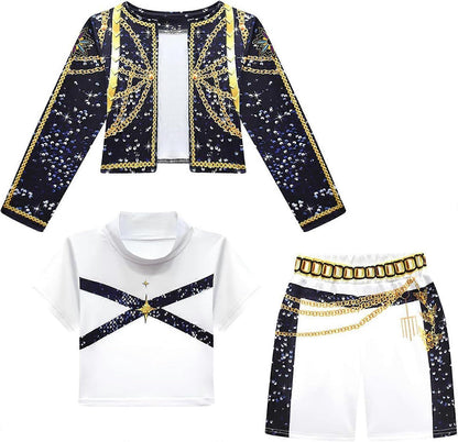 Halloween Deals Kpop Demon Hunters Dress for Girls - Rumi Mira Zoey Fancy Dresses for Kids A05 A05 140