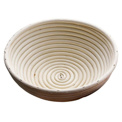 Dough Protection Basket Round Handmade Rattan Basket, 23x8cm_tfrf
