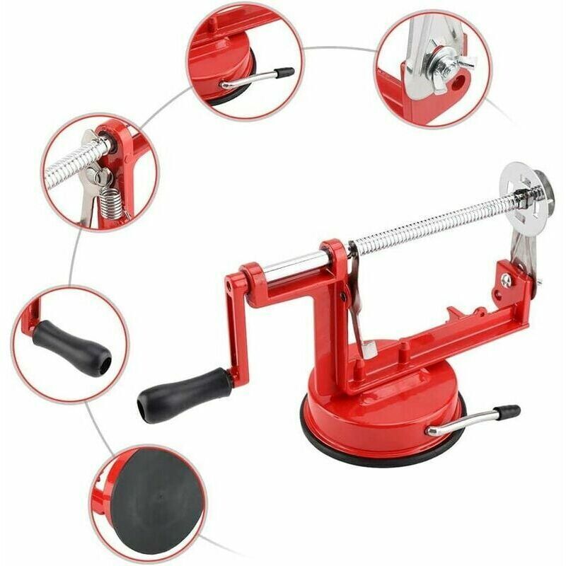 Spiral Cutter Potato Chips Cutter Stainless Steel Potato Peeler Fruit Corer Stir Slicer Cutter, Potato Chips Machine, Tornado Chips