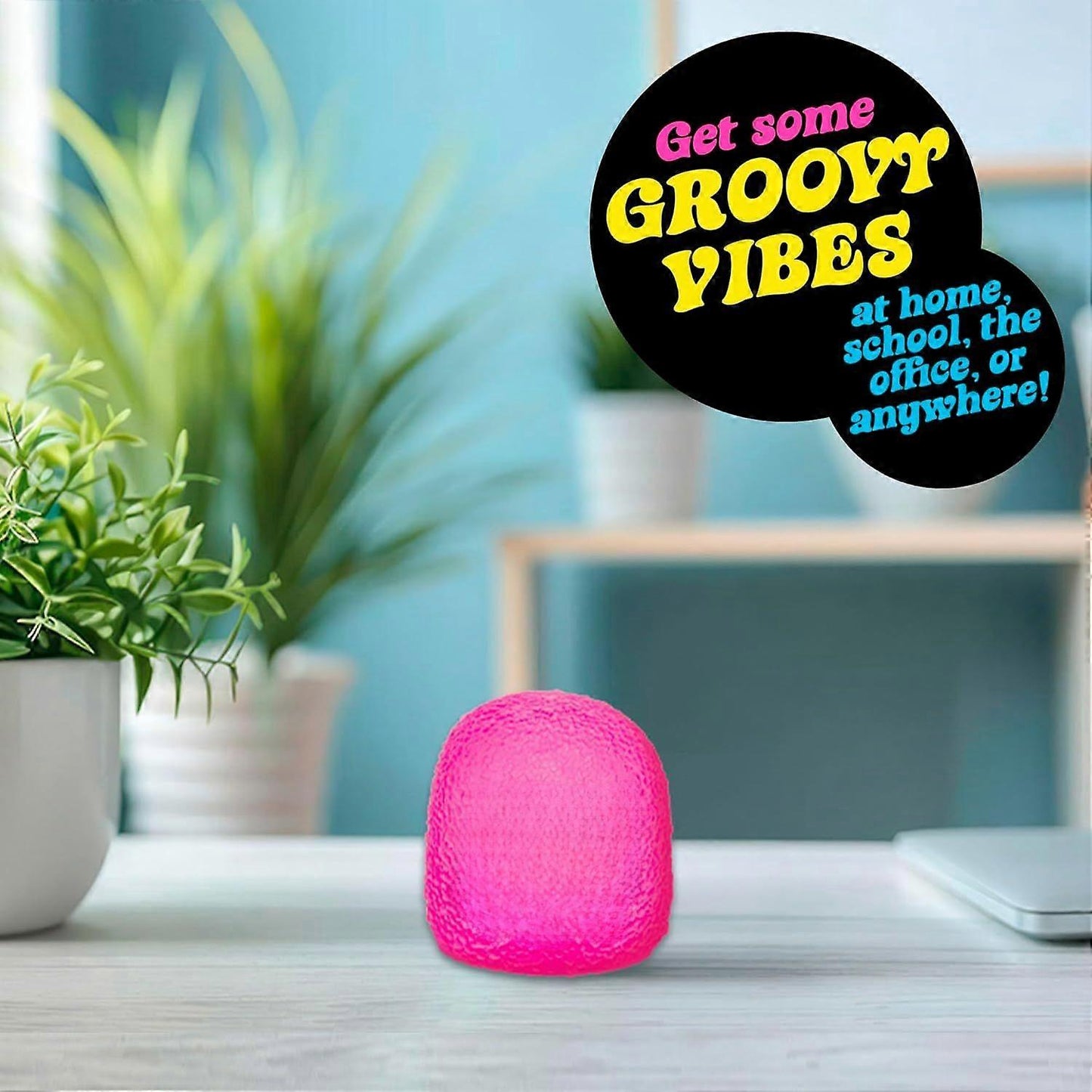 Textured Sensory Toy with Super Fast SquishDecompression Toy, maltose pinchNeeDoh Gumdrop blue l