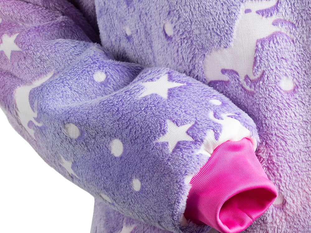 Oversized Hoodie with Hood - Felt_MGF Purple