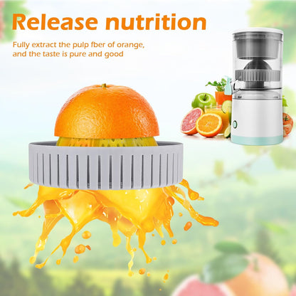 CARLA HOME Hands-Free Citrus Juicer with USB Rechargeable Electric Fruit Squeezer