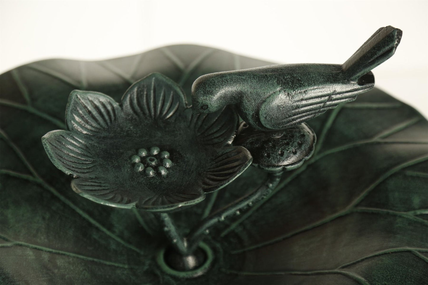 Lotus bird bath Dark Green