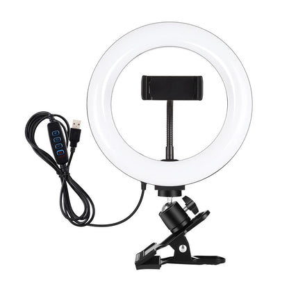 7.9 Ring Selfie Light With Dual Colour Led For Vlogging & Photography