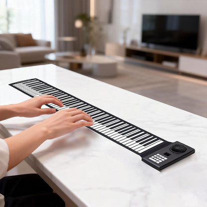 88 Key Portable Foldable Silicone Electronic Keyboard Piano Music