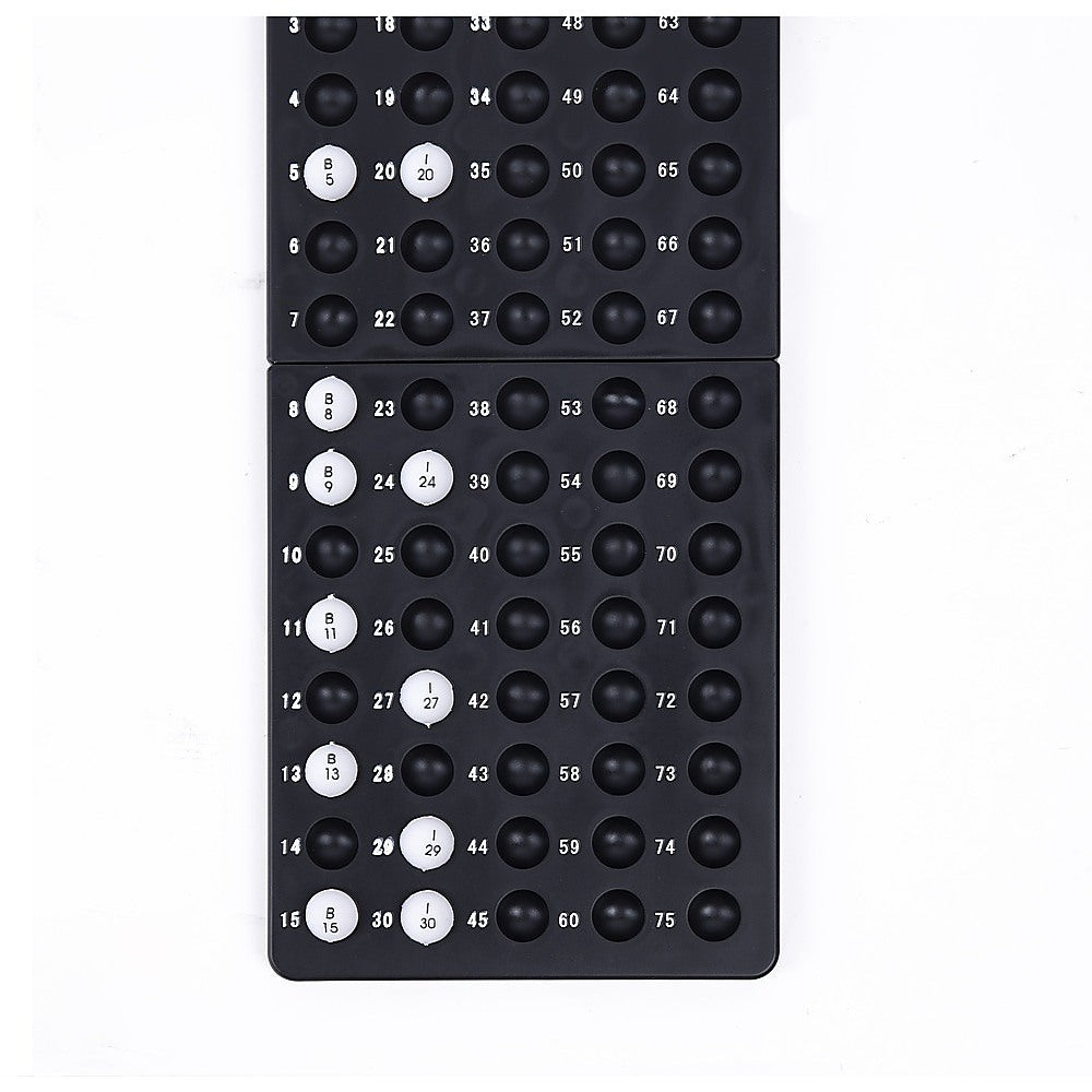 Bingo Game Set with Cards Balls and Cage for Family Party Fun