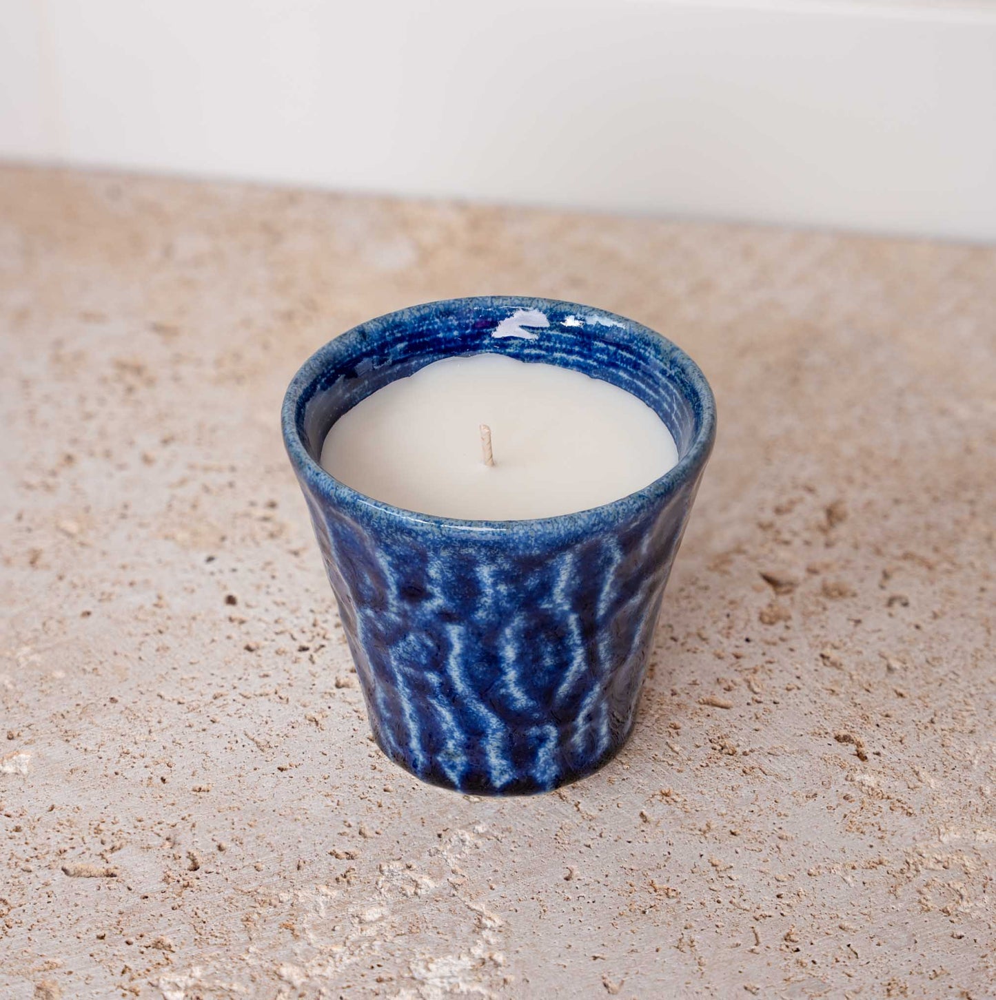 Candle Yuzu Citrus Blue Ceramic 180g