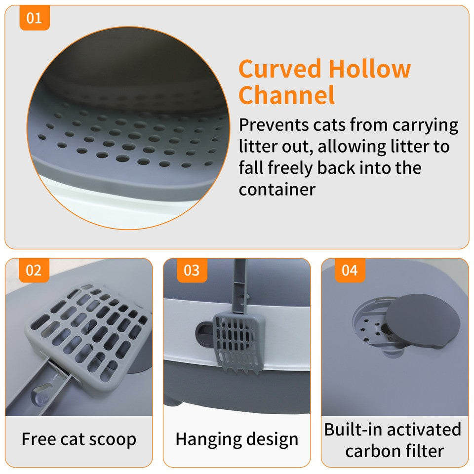 Leak-Proof Cat Littering Box