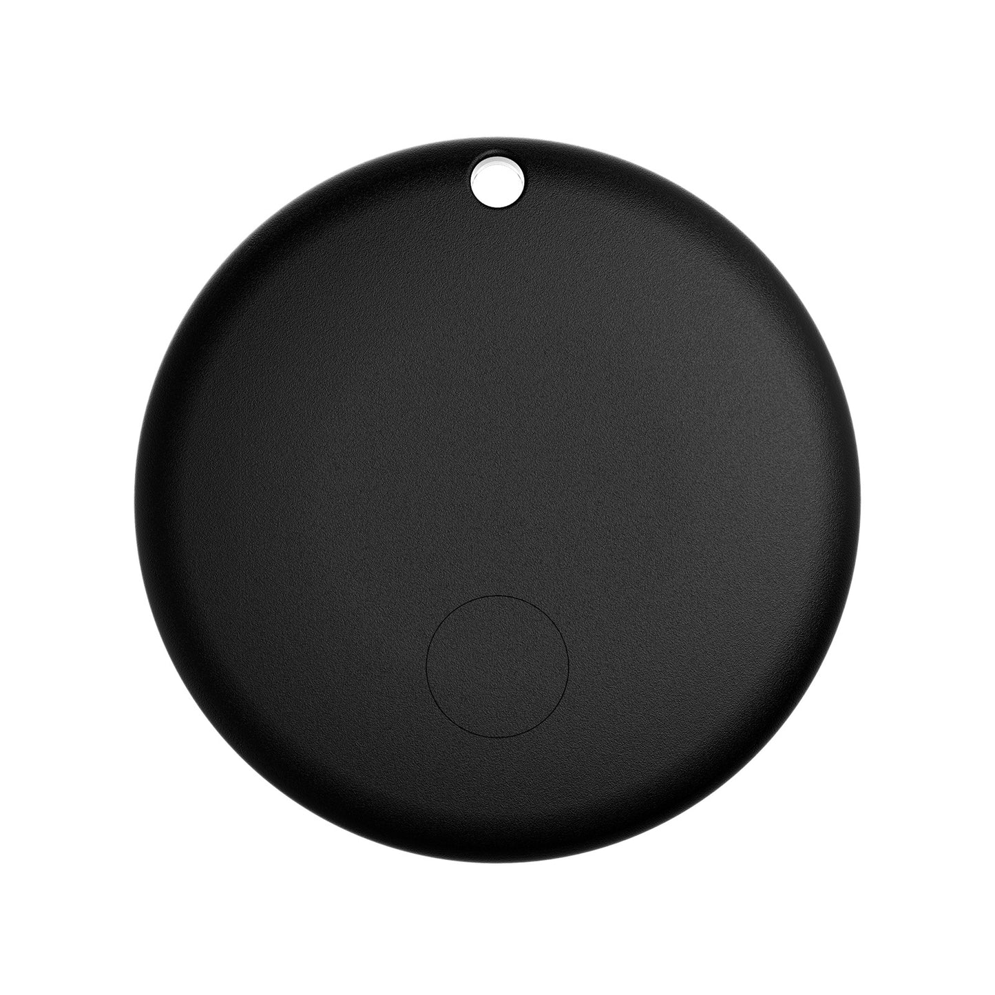 (Round Black) Mini GPS Tracker - Apple Find My Enabled, Key Finder, Wallet Locator, Anti-Theft Tag