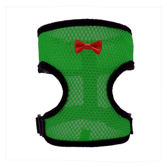 2-Pcs Green Adjustable Pet Harness with Leash – Breathable Mesh Design for Small Dogs, Cats, Chickens, Ducks & More | Anti-Escape, 360° Support, Lightweight & Comfortable in Australia(Size:XS)