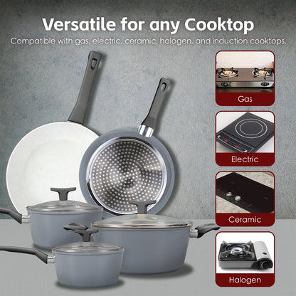 8 Pcs Clevinger Non-Stick Cookware Set