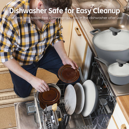 8 Pcs Clevinger Non-Stick Cookware Set