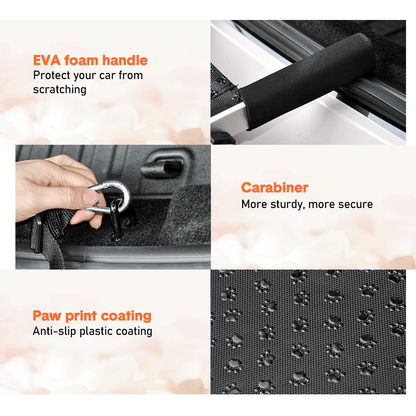 Folding Dog Stair Lightweight Aluminium Dog Ramp Adjustable Height 5 Steps Pet Ladder Loads up to 70Kg with Non-Slip Surface for Cars Trunk SUV Trucks